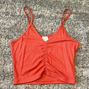 Orange tank top